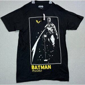 Batman Fans Shirt Adult Tee Black T-Shirt Sleeve Tee Medium Cotton, Great Gift